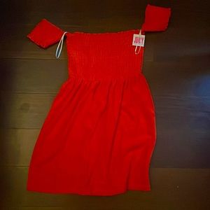 Juicy Couture terry cloth coverup in size Medium. NEVER WORN.